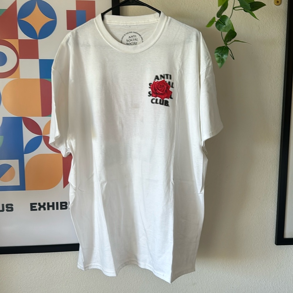 AUTHENTIC ANTI SOCIAL SOCIAL CLUB ‘ROSES ARE RED’ GRAPHIC TEE XXL